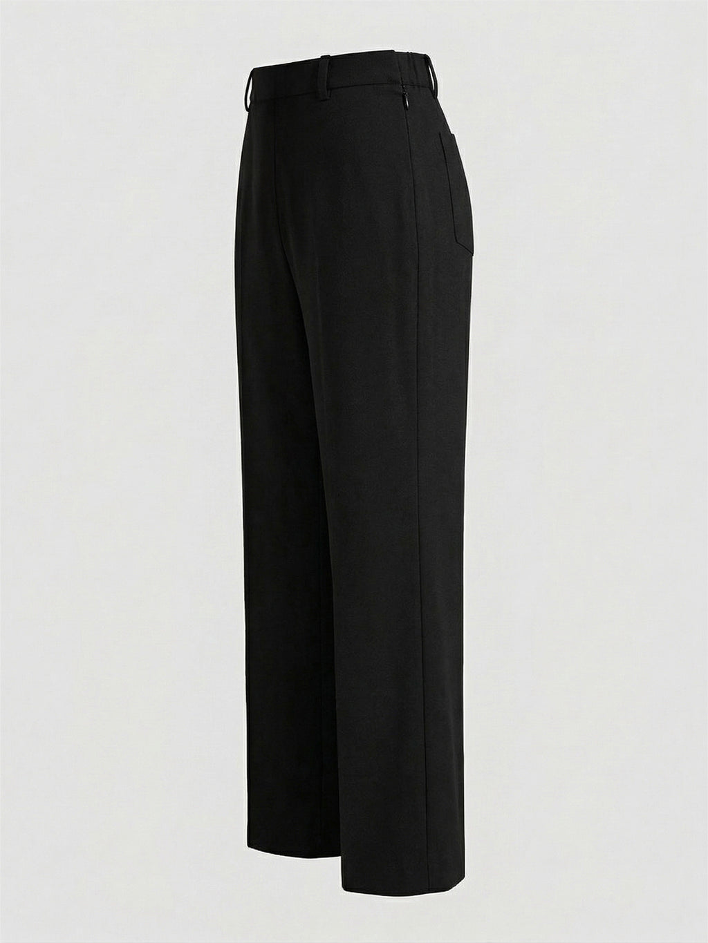 Ray Light Women’s Solid Black Linen Wide-Leg Trousers | Traditional Classic Royal Layering Relaxed Festive Wear